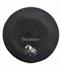 Béret cheval personnalisé