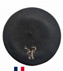 Béret Cerf 2 fabriqué à Bayonne et personnalisé à Osses