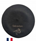 Béret Bécasse 2 fabriqué à Bayonne et personnalisé à Osses personnalisé