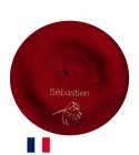 Béret Bécasse 2 fabriqué à Bayonne et personnalisé à Osses personnalisé