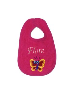 Bavoir personnalisé avec motif papillon