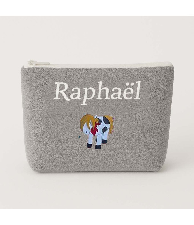 Trousse de toilette personnalisée avec motif...