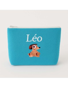 Trousse de toilette personnalisée avec motif chien