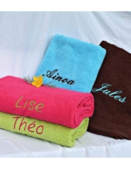 Drap de Bain Personnalisé 70 X 140 cms