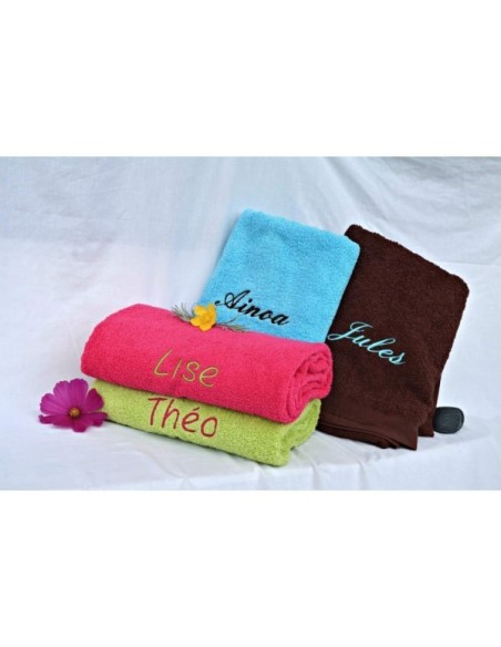 Serviette de Bain Personnalisée 50 X 100 cms