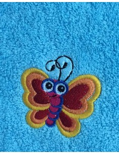 Cape de bain papillon
