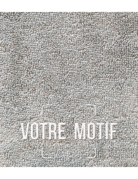 Drap de bain personnalisé prénom – motif Zamalzaina brodé