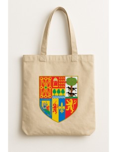 Cabas en coton motif zazpiak bat imprimé