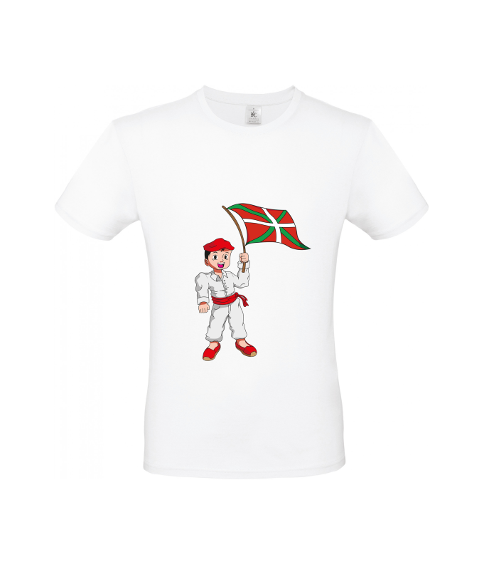 T-shirt en coton Mutiko Ikurriña – illustration...
