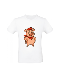 T-shirt en coton Xerria – illustration basque imprimée
