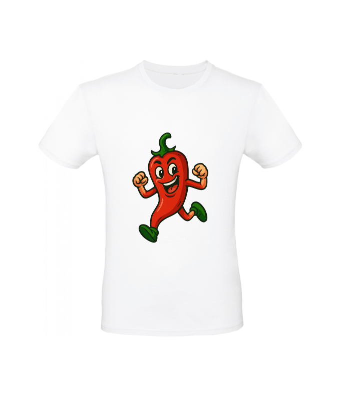 T-shirt en coton Piment – illustration basque...