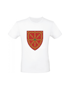 T-shirt en coton Blason de Navarre imprimé – illustration...