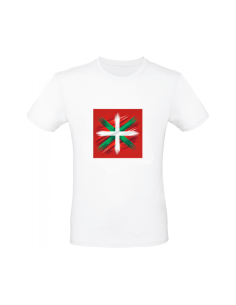 T-shirt en coton motif ikurriña imprimé – illustration...