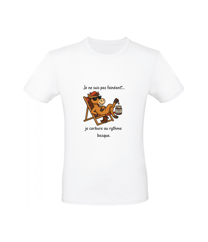 T-shirt en coton Pottok Lasai – illustration...