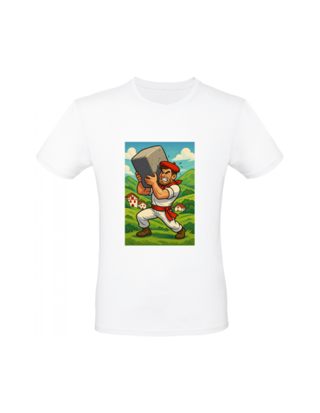 T-shirt en coton Force Basque – illustration basque imprimée