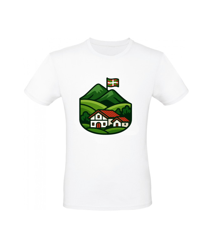 T-shirt en coton Maison Basque – illustration...