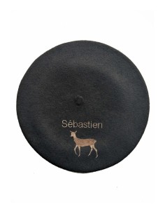Béret Chevreuil personnalisé brodé