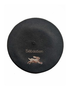 Béret Lièvre personnalisé brodé