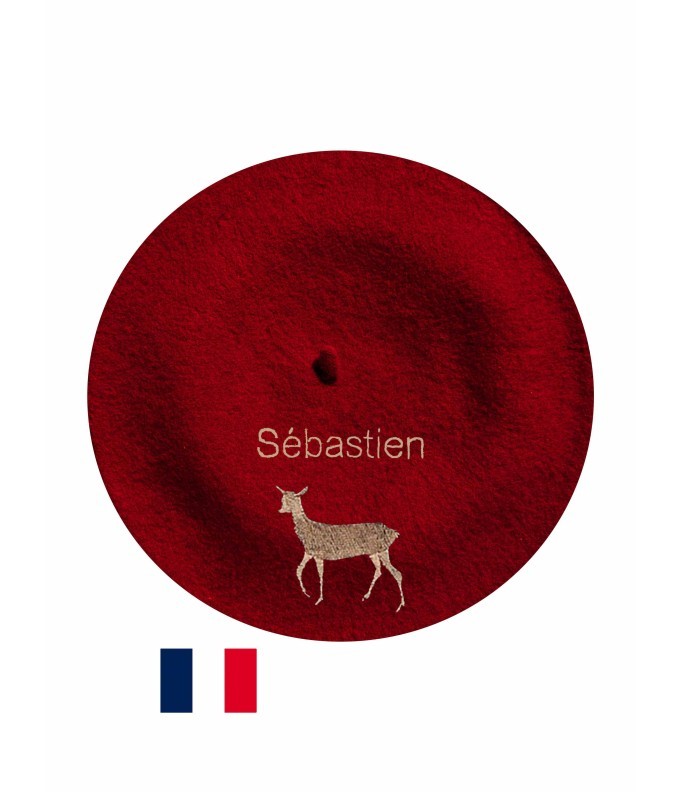 Béret Chevreuil personnalisé – fabrication à...