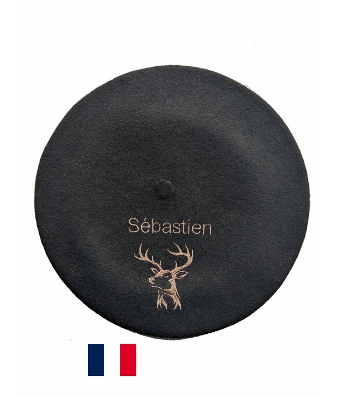 Béret Cerf 2 personnalisé – fabrication à...