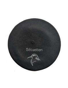 Béret Bécasse 2 personnalisé brodé