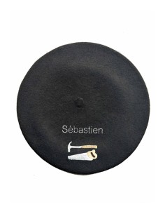 Béret Charpentier personnalisé brodé