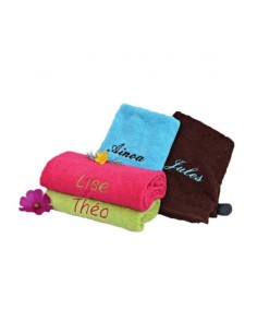 Drap de bain personnalisé 70x140 – prénom brodé